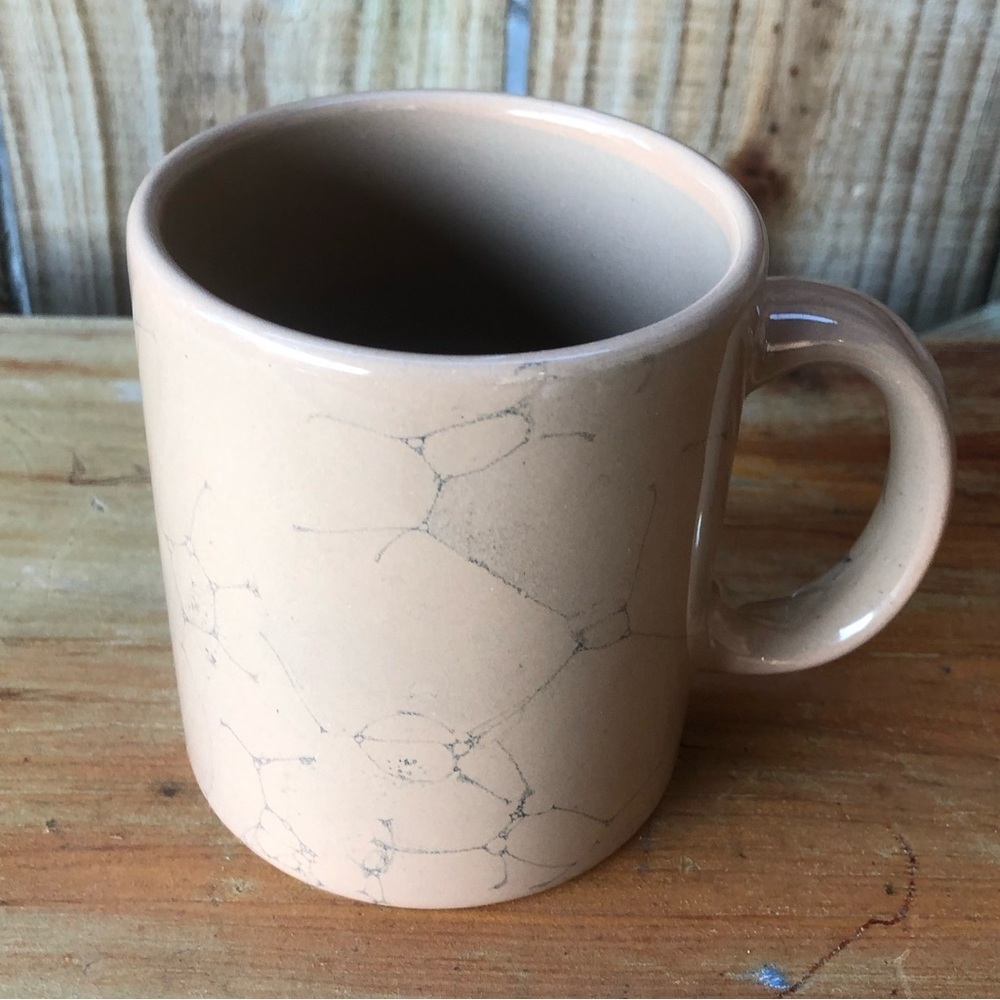 Waechtersbach Marble Tan Stoneware Coffee Mug Made in Spain 12oz